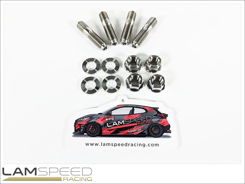 Lamspeed Racing - Titanium Exhaust Manifold to Turbo Stud Kit - Mitsubishi Evolution 4/5/6/7/8/9/10.