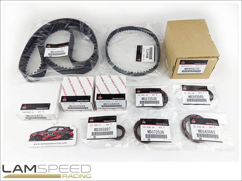 Genuine OEM Mitsubishi Timing Belt Kit - Mitsubishi Evolution 4, 5, 6, 7 and 8/8MR.