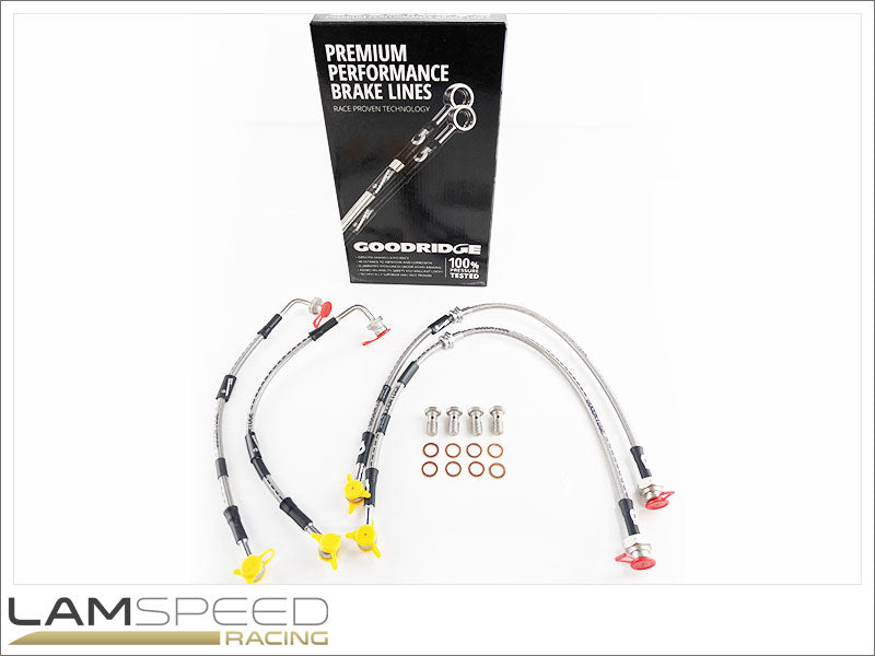 Goodridge - Braided Brake Line Kit - Mitsubishi Evo 5-10.