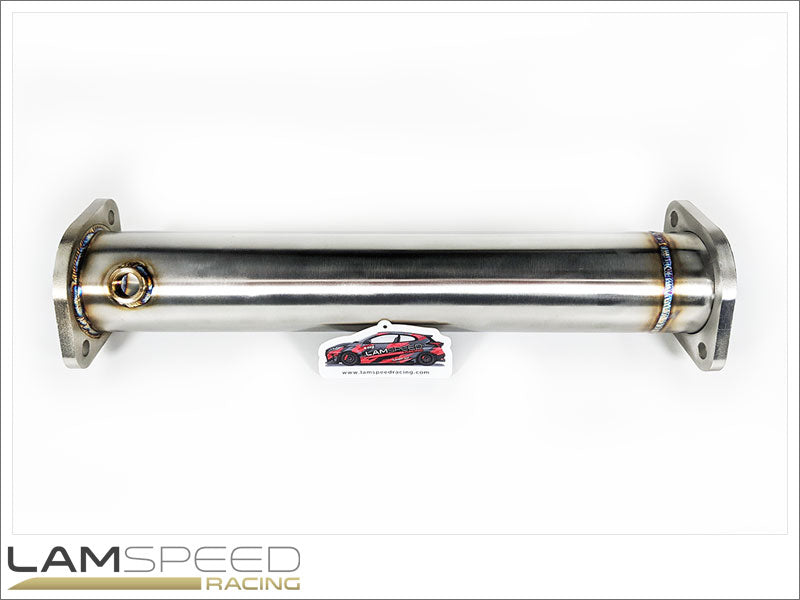 LAMSPEED RACING - STAINLESS STEEL DECAT PIPE - MITSUBISHI EVO 7, 8 & 9.