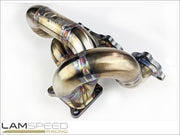 KLM Fabrications Mitsubishi Evolution 4-9 Stock Frame Exhaust Manifold.