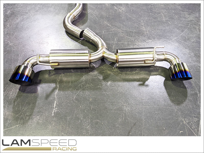 Lamspeed Racing MC SS304 Stainless Steel Catback Exhaust - Toyota GR4 Yaris.