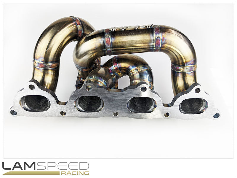 KLM Fabrications Mitsubishi Evolution 4-9 Stock Frame Exhaust Manifold.