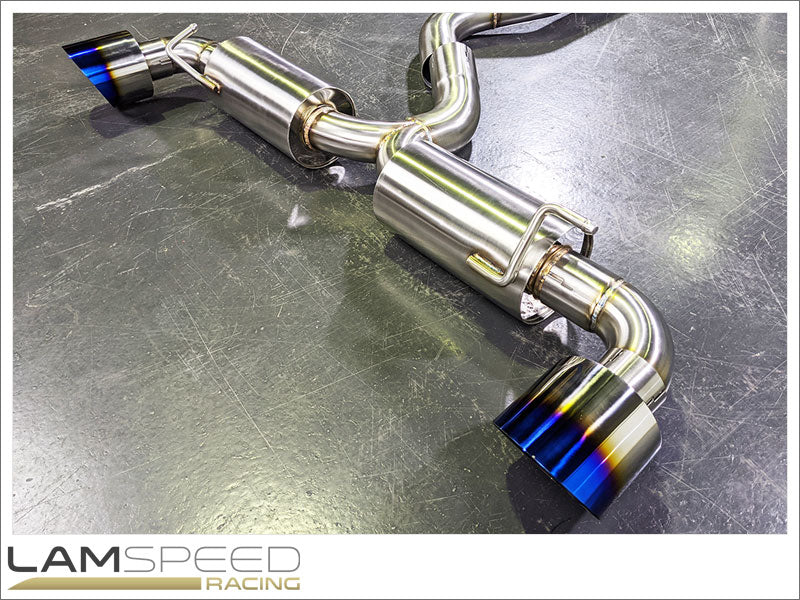 Lamspeed Racing MC SS304 Stainless Steel Catback Exhaust - Toyota GR4 Yaris.