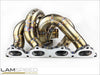 KLM Fabrications Mitsubishi Evolution 4-9 Low Mount T3 Exhaust Manifold.