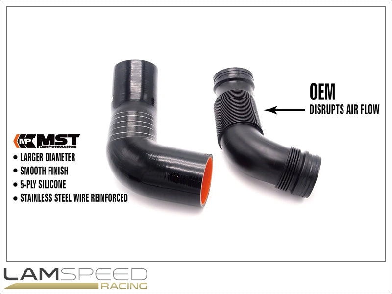 MST PERFORMANCE MST MK7 MQB High Flow 3" Turbo Inlet Kit (VW-MK710).