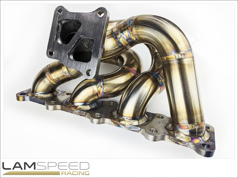 KLM Fabrications Mitsubishi Evolution 10 Stock Frame Exhaust Manifold.