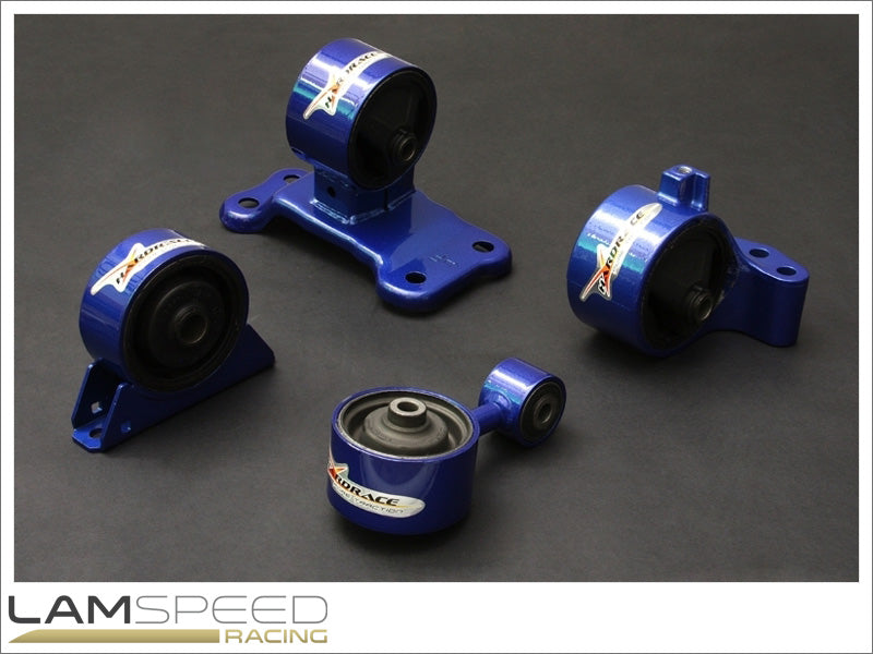 Hardrace Hardened Engine Mount - Mitsubishi EVO 7-9, 5MT USDM - Complete 4 piece Kit.