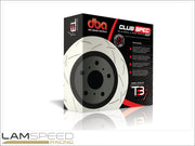 DBA - 4000 Series Club Spec T3 Slotted Rotors - Mitsubishi Evolution 4-9.