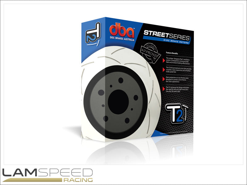 DBA - Street Series T2 Slotted Rotors - Mitsubishi Evolution 4-9.