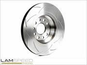 DBA - 4000 Series Club Spec T3 Slotted Rotors - Mitsubishi Evolution 4-9.