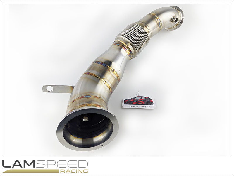 Lamspeed Racing Catless Downpipe and Mid-Pipe - 2020+ Toyota GR Yaris.