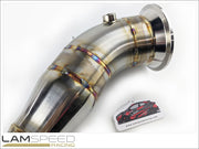 Lamspeed Racing Catless Downpipe and Mid-Pipe - 2020+ Toyota GR Yaris.