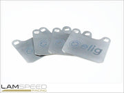 ELIG Brakes - Titanium Brake Shims - Mitsubishi Evo 5-10 Brembo Calipers.