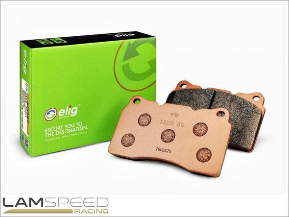 ELIG Brakes Sports Performance Brake Pad - SB539 - Ford Mustang - Fronts - ( 2005 - 2013 ) Shelby + GT Brembo models.