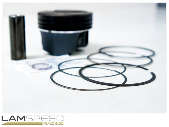 Lamspeed Racing - Custom Wiseco Forged Pistons - 2.0L 10.5:1 CR - Mitsubishi 4G63.