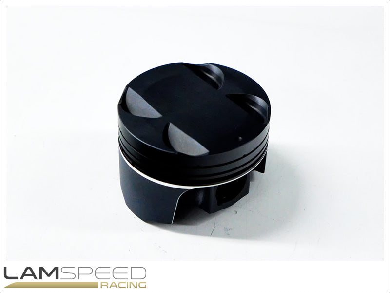 Lamspeed Racing - Custom Wiseco Forged Pistons - 2.0L 10.5:1 CR - Mitsubishi 4G63.