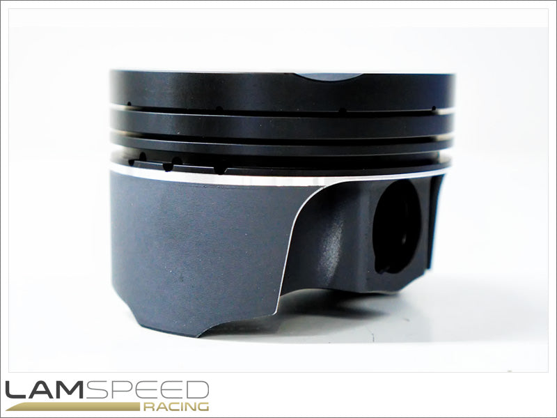 Lamspeed Racing - Custom Wiseco Forged Pistons - 2.0L 10.5:1 CR - Mitsubishi 4G63.