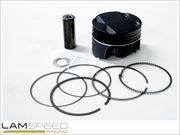 Lamspeed Racing - Custom Wiseco Forged Pistons - 2.0L 10.5:1 CR - Mitsubishi 4G63.