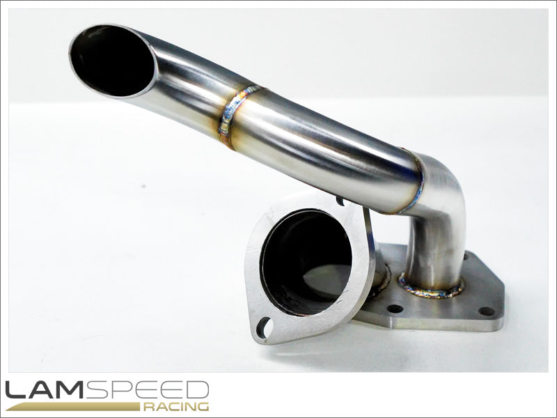 Lamspeed Racing - Stainless Steel External Dump Pipe / Screamer Pipe - Mitsubishi Evo 4, 5 & 6.