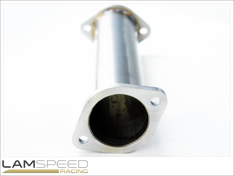 Lamspeed Racing - Stainless Steel Decat Pipe - Mitsubishi Evo 4, 5 & 6.