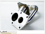 Lamspeed Racing - Stainless Steel External Dump Pipe / Screamer Pipe - Mitsubishi Evo 7, 8 & 9.