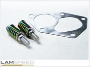 Lamspeed Racing - Stainless Steel External Dump Pipe / Screamer Pipe - Mitsubishi Evo 7, 8 & 9.