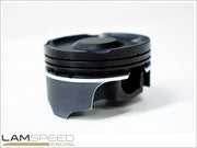 Lamspeed Racing - Custom Wiseco Forged Pistons - 2.2L 9.5:1CR - Mitsubishi 4G63.