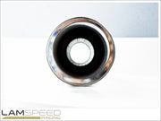 Lamspeed Racing - Stainless Steel Universal 6inch Barrel Mufflers with Burnt 4inch Tips - 3, 3.5 or 4inch Inlets.