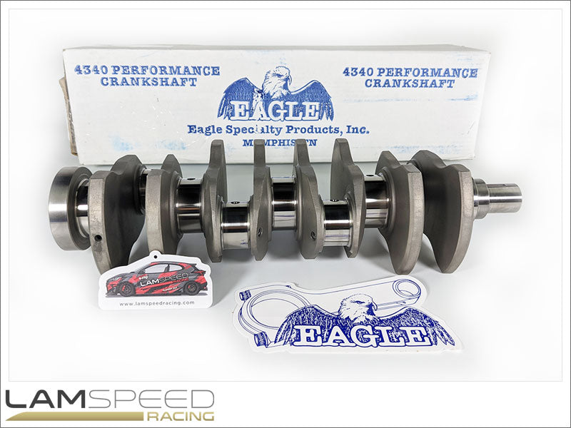 Eagle Forged 100mm (2.3L) Stroker Crankshaft Mitsubishi DSM Evo 1 2 3 4 5 6 7 8 VIII 9 IX 4G63T 7 Bolt.