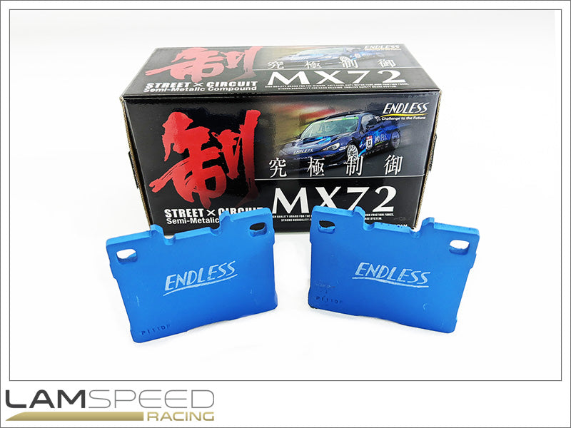 Endless Japan MX72 Performance Brake Pads - Toyota 2020+ GR Yaris.