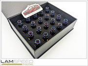 Lamspeed Racing Light Weight Titanium Open Ended Wheel Nuts - Burnt Finish.