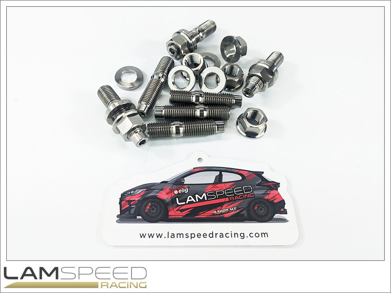 Lamspeed Racing - Titanium Exhaust Manifold to Cylinder Head Stud Kit - Toyota GR Yaris / Corolla G16E-GTS.