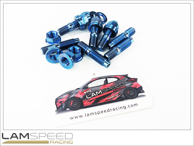 Lamspeed Racing - Titanium Exhaust Manifold to Cylinder Head Stud Kit - Toyota GR Yaris / Corolla G16E-GTS.