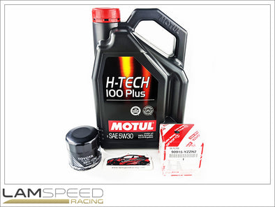 Toyota GR Yaris / Corolla 2020+ Engine Oil and Filter COMBO - MOTUL H-TECH 100 PLUS 5W30 (GF-5) 5L and OEM Toyota Oil Filter.