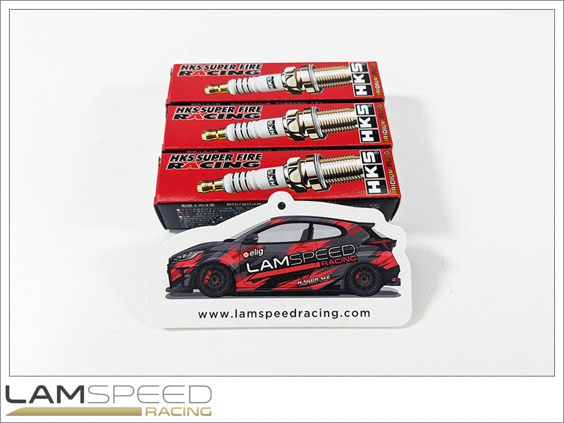 HKS Super Fire Racing Heat Range 9 Iridium + Platinum Spark Plugs - 2020+ Toyota GR Yaris / Corolla G16E-GTS.