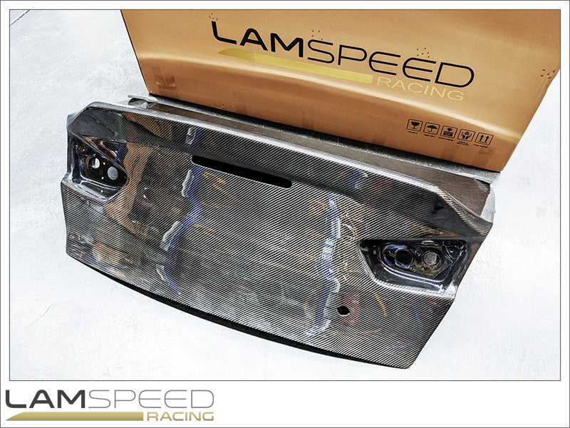 Lamspeed Racing Mitsubishi Evolution 10 Duckbill Aero Carbon Fibre Boot.