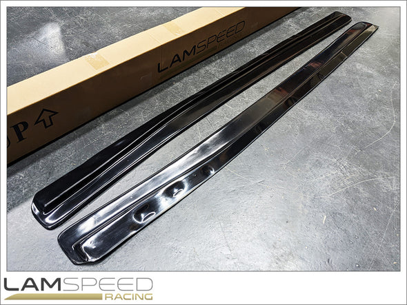 Lamspeed Racing Mazda RX7 FD Series 6 and 8 Side Skirt Extensions - Fibreglass FRP.