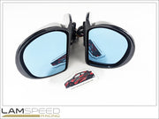 Lamspeed Racing Ralliart Style Carbon Electronic Mirrors - Mitsubishi Evolution 7/8/9.