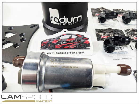 Lamspeed Racing 2020+ Toyota GR Yaris/Corolla Flex Fuel Surge Tank Kit.