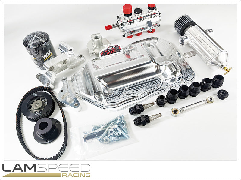 Magnus Motorsports Mitsubishi Evolution X Dry Sump Kit.