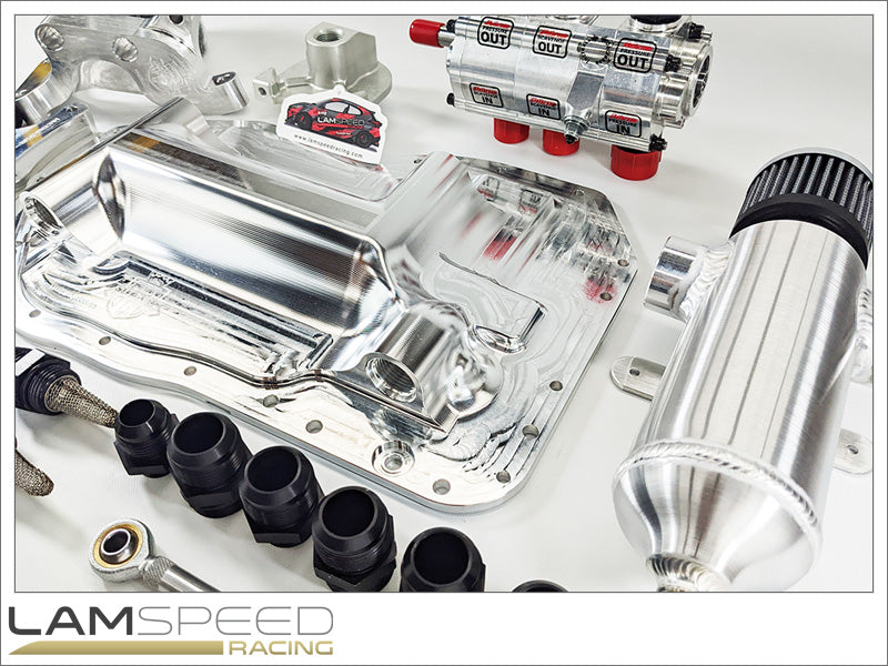 Magnus Motorsports Mitsubishi Evolution X Dry Sump Kit.