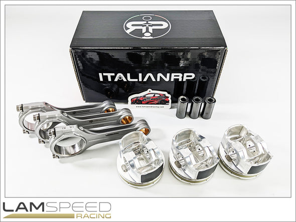 ITALIANRP (IRP) 2020+ TOYOTA GR YARIS / COROLLA G16E-GTS FORGED PLATINUM LINE H BEAM CONRODS AND PISTONS (STD BORE 87.5MM AND STROKE).