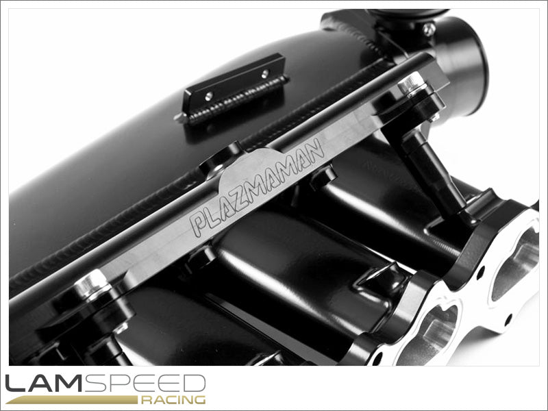 Plazmaman - 4G63 Billet Runner Intake Manifold - Polished Finish, 4 Injector Version - Mitsubishi EVO 4, 5 & 6.