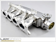 Plazmaman - 4G63 Billet Runner Intake Manifold - Raw Finish, 4 Injector Version - Mitsubishi EVO 4, 5 & 6.