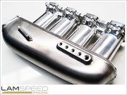 Plazmaman - 4G63 Billet Runner Intake Manifold - Polished Finish, 8 Injector Version - Mitsubishi EVO 7, 8 & 9.