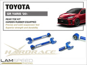 HARDRACE ADJUSTABLE REAR TOE ARM KIT - 2020+ TOYOTA GR YARIS GXPA16 MXPA12 - Rubber - Q0850.