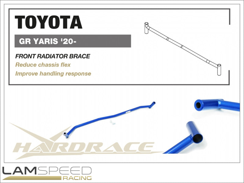 Hardrace TOYOTA GR YARIS '20- FRONT RADIATOR BRACE - Q0882