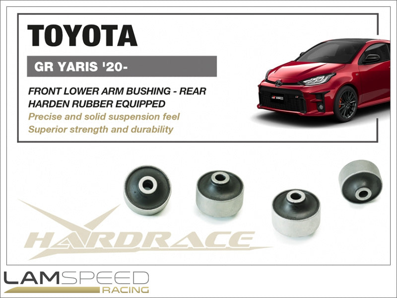 Hardrace TOYOTA GR YARIS '20- FRONT LOWER ARM REAR BUSHING KIT - Q0895