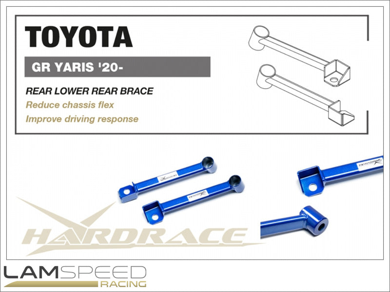 Hardrace TOYOTA GR YARIS '20- REAR LOWER - REAR BRACE - Q0943.